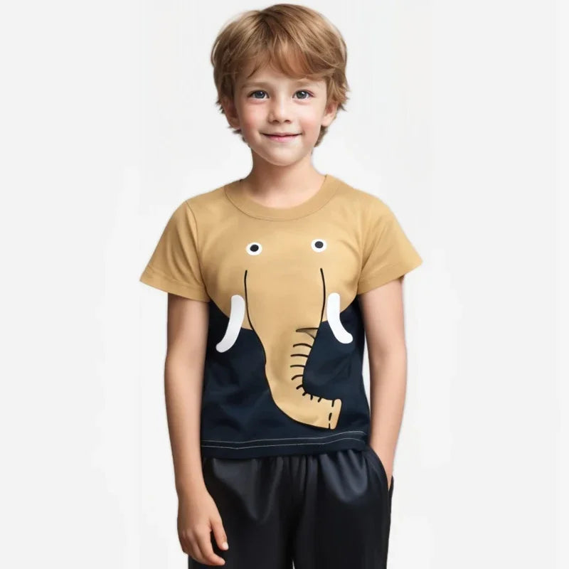 Kids Animal Tees - 2025 Summer Collection